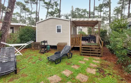 Location mobil home de vacances à Saint Julien en Born