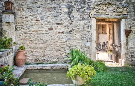Maison de maître 17e siècle, 11 personnes, piscine : photo 19