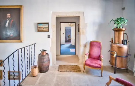 Maison de maître 17e siècle, 11 personnes, piscine : photo 27