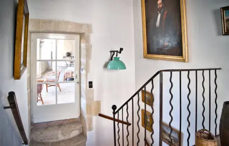 Maison de maître 17e siècle, 11 personnes, piscine : photo 30