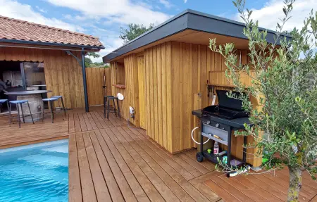 Belle maison avec piscine, Maison 6 personnes à Vendays Montalivet - Photo 9