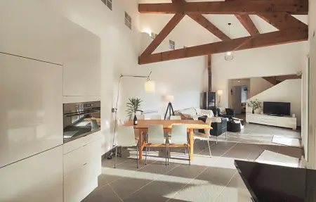 Maison 8 pers. Roquebrun, piscine chauffée et vue panoramique : photo 17