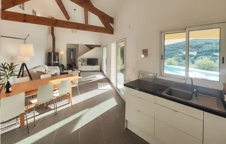 Maison 8 pers. Roquebrun, piscine chauffée et vue panoramique : photo 19