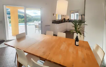 Maison 8 pers. Roquebrun, piscine chauffée et vue panoramique : photo 20