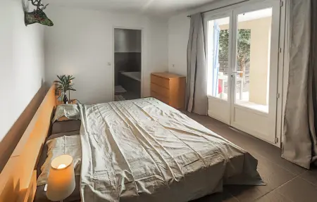 Maison 8 pers. Roquebrun, piscine chauffée et vue panoramique : photo 21