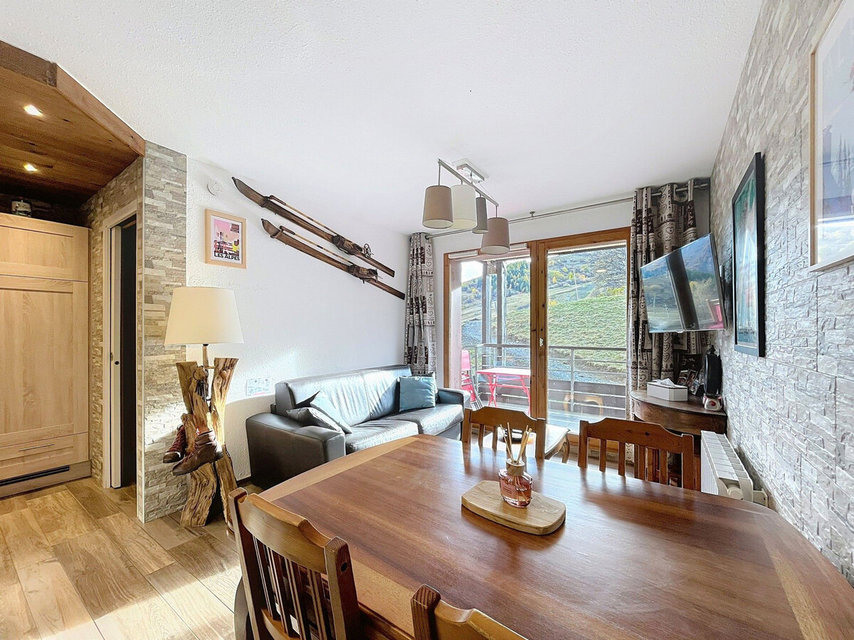 T3 rénové 40 m² au Corbier, balcon sud, vue pistes - Photo 2