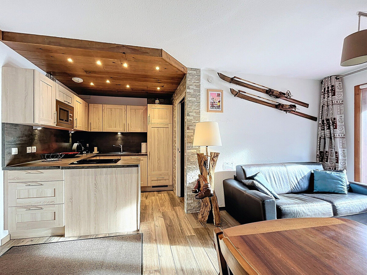 T3 rénové 40 m² au Corbier, balcon sud, vue pistes - Photo 4