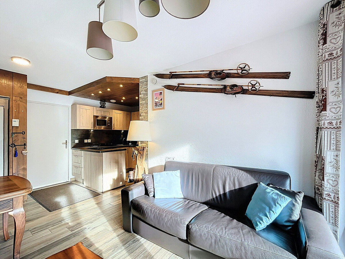 T3 rénové 40 m² au Corbier, balcon sud, vue pistes - Photo 5