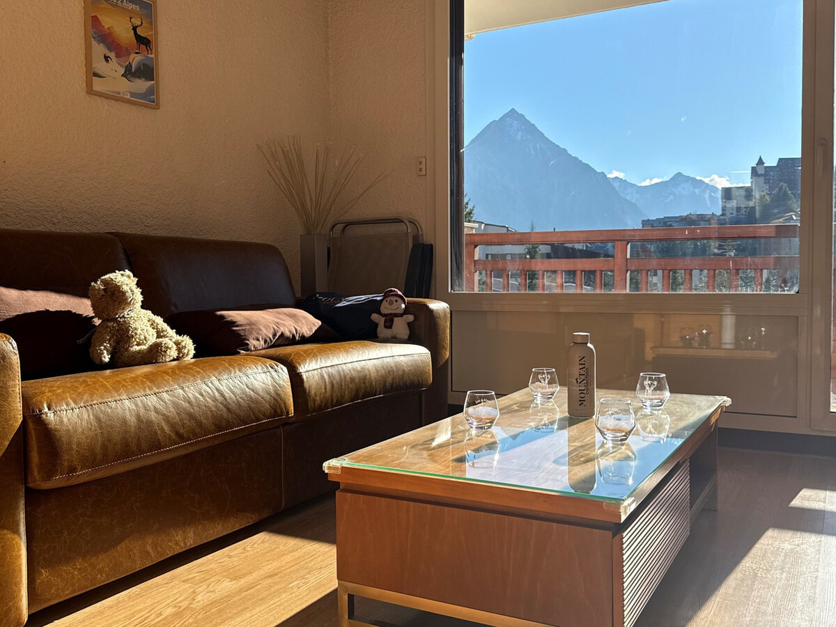 Studio 6 pers. aux Deux Alpes, double balcon Sud - Photo 10