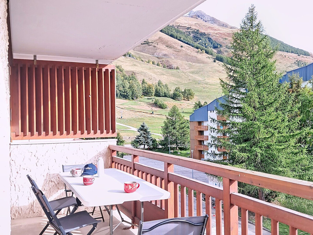 Studio 6 pers. aux Deux Alpes, double balcon Sud - Photo 11