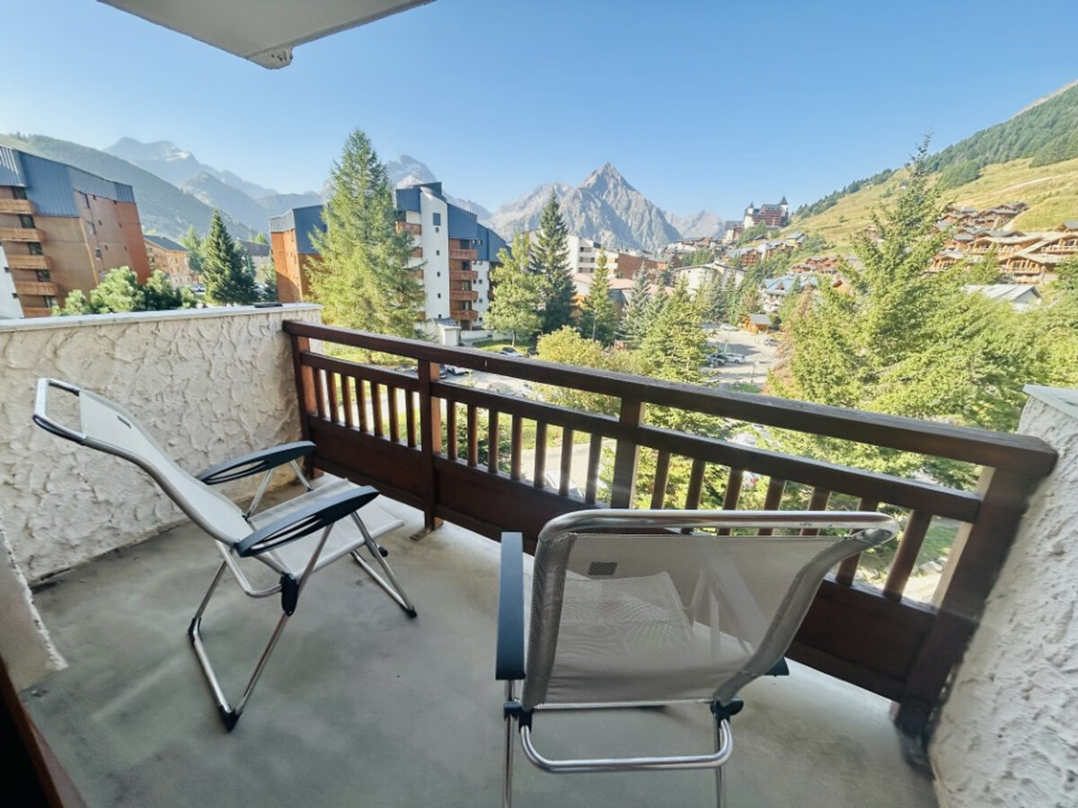 Studio 6 pers. aux Deux Alpes, double balcon Sud - Photo 13