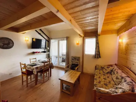 Appartement cosy Les Menuires, mezzanine et vue montagne, parking : photo 3