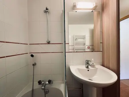 Appartement cosy Les Menuires, mezzanine et vue montagne, parking : photo 11
