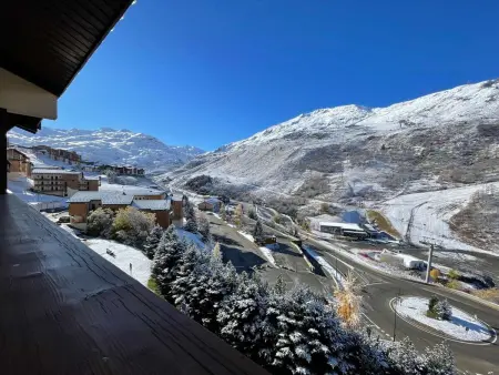 Appartement cosy Les Menuires, mezzanine et vue montagne, parking : photo 14