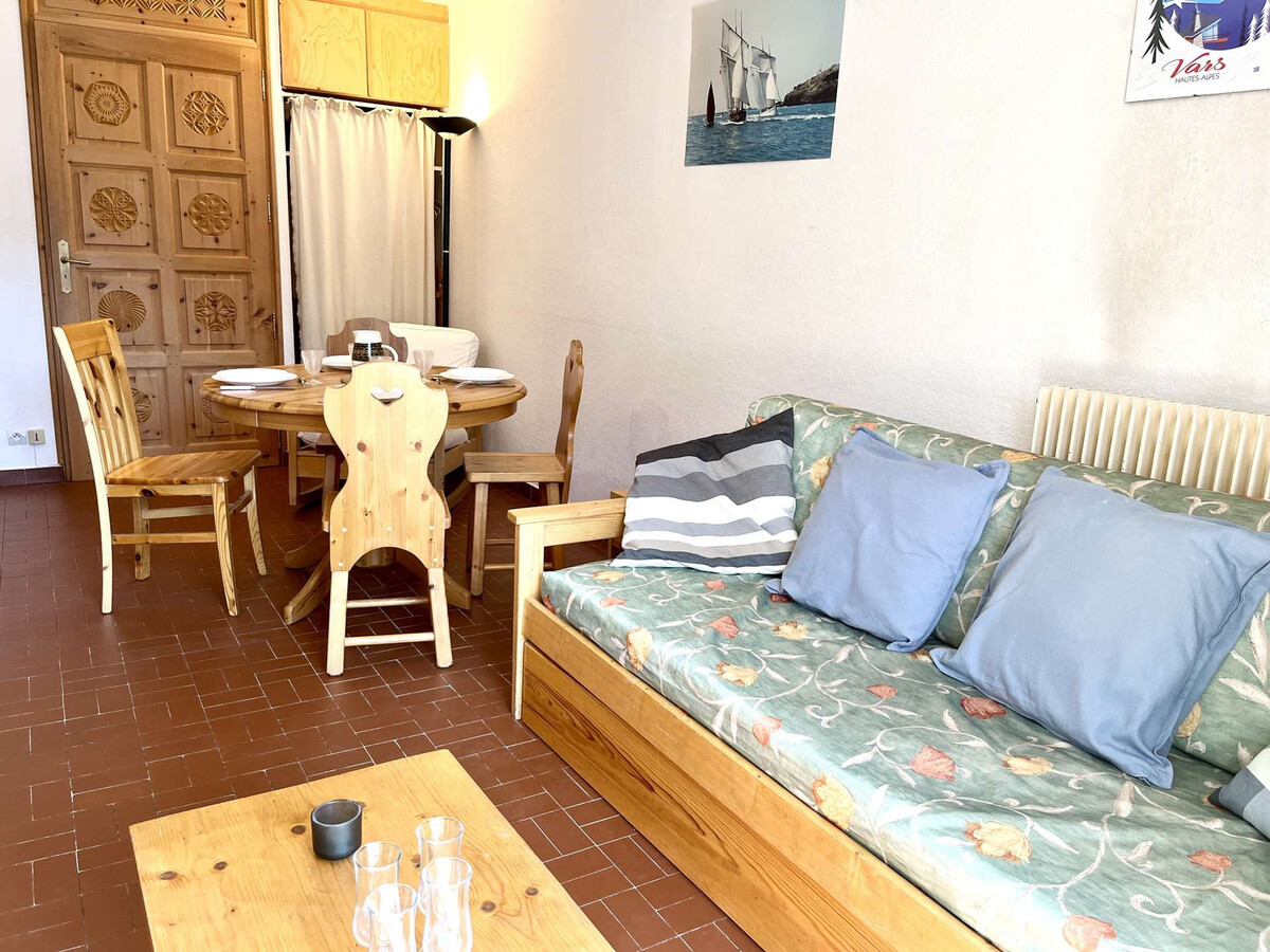 Studio montagne Vars, 4 couchages, 100m des pistes - Photo 13