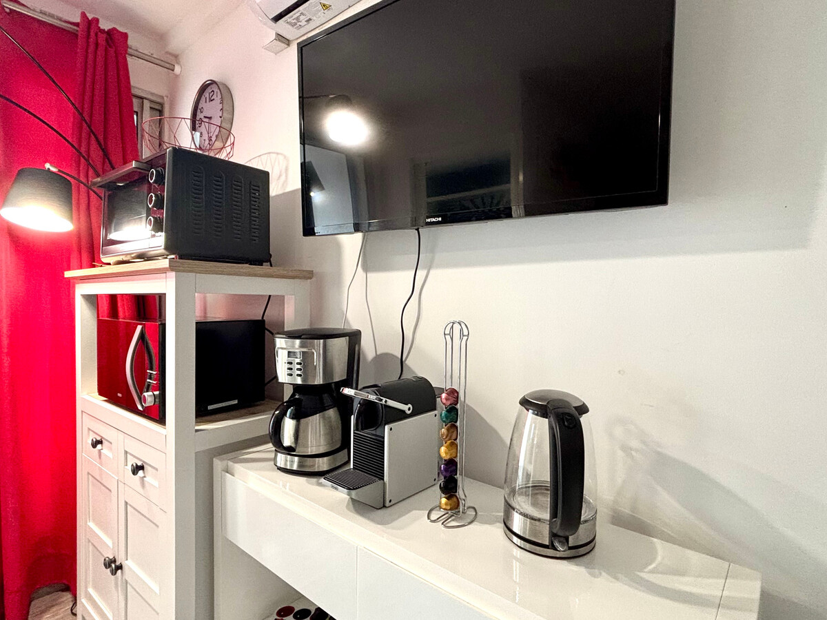 Appartement 25m² climatisé, parking à 150m de la plage - Photo 6