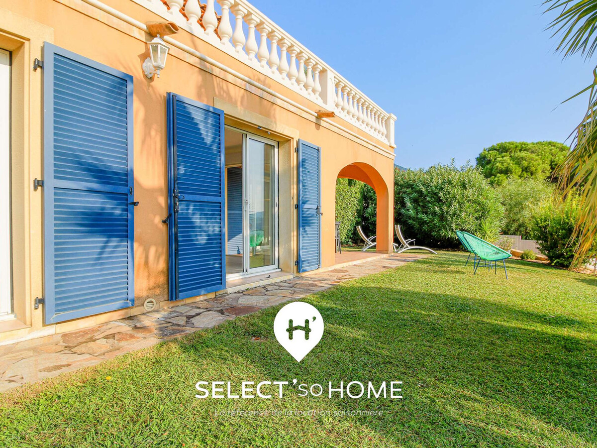 Maison vue mer avec jardin arboré au Lavandou - Photo 11