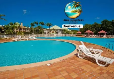 Location appartement à Saint François, Appartement charmant à Saint-François, 22 m², piscine