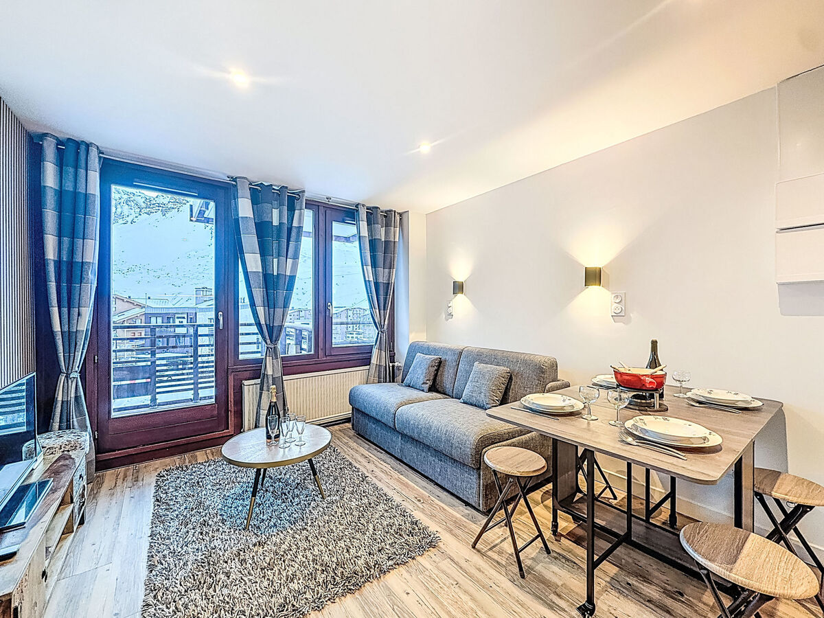 Studio rénové 22 m² balcon sud-ouest, 200 m des pistes - Photo 1