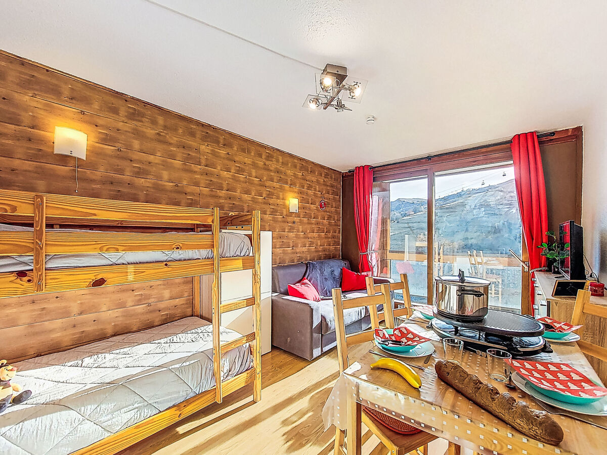 Studio 22 m² vue pistes, balcon sud au Corbier - Photo 3