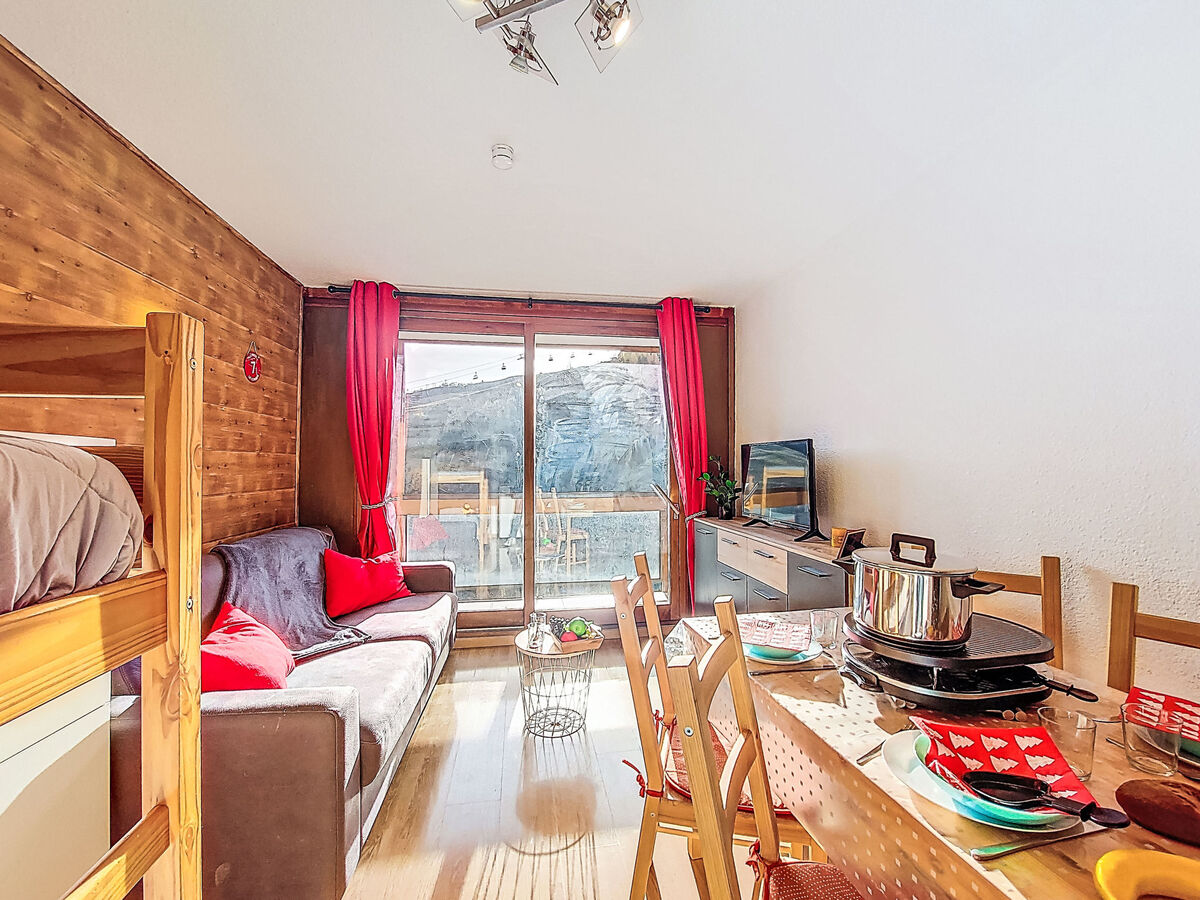 Studio 22 m² vue pistes, balcon sud au Corbier - Photo 9