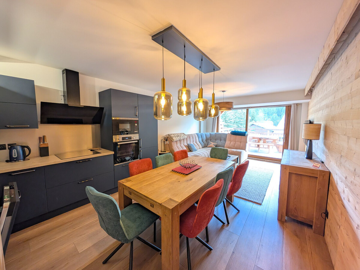 Appartement 8 pers, terrasse 55m² sud, 50m des pistes - Photo 1