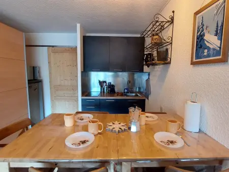 Studio 28m² aux Deux Alpes, balcon sud, pied des pistes : photo 6
