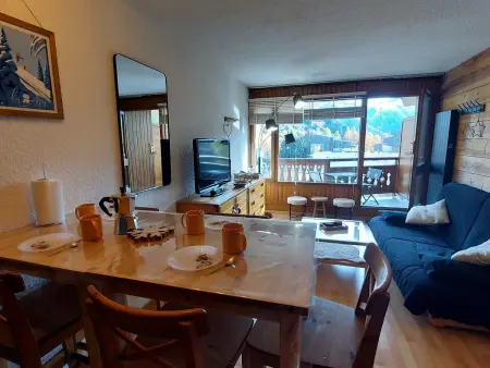 Studio 28m² aux Deux Alpes, balcon sud, pied des pistes : photo 12
