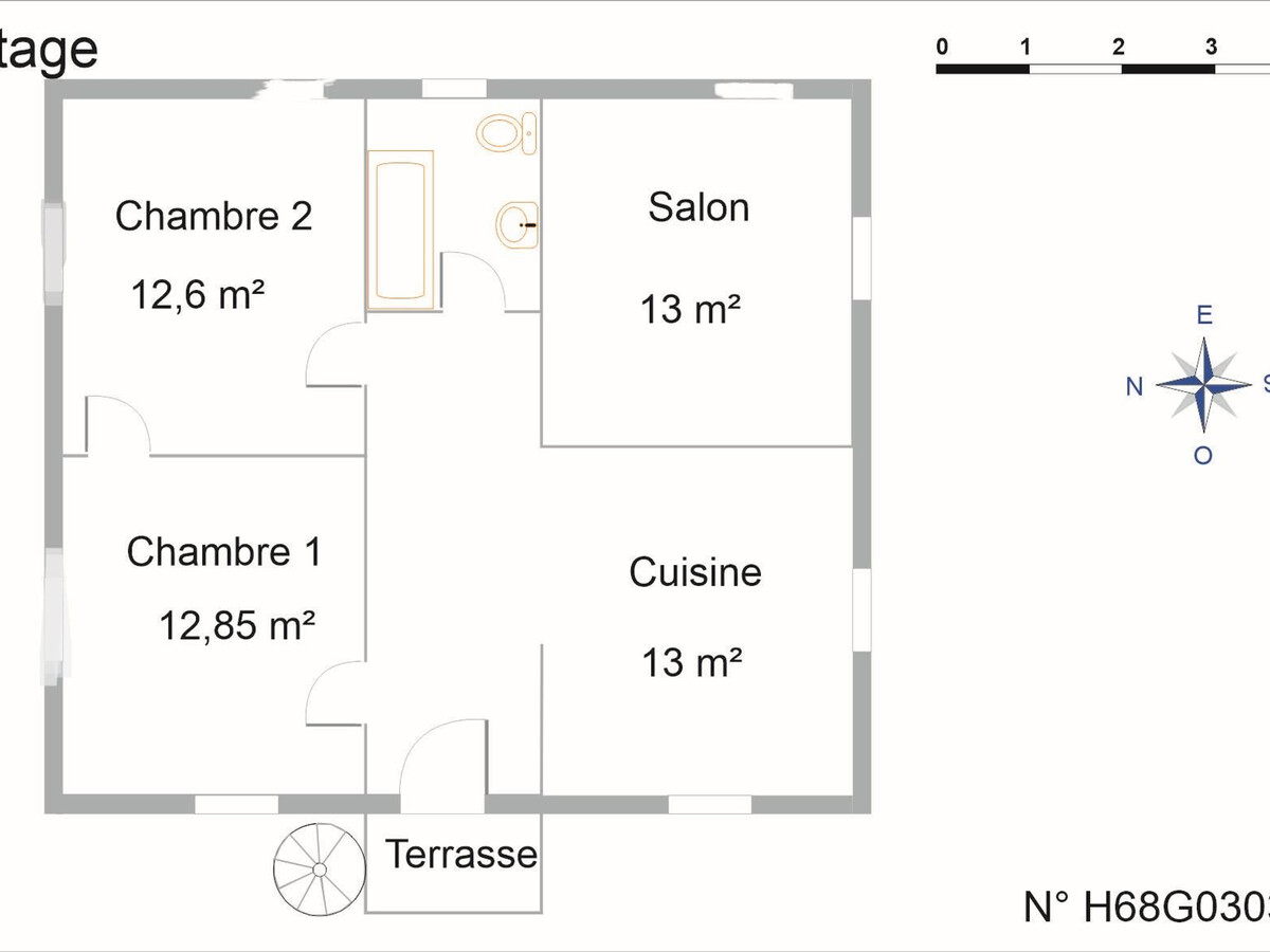 Gîte 70m² avec terrasse et barbecue à Jebsheim - Photo 9