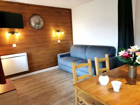 Location appartement à Les Avanchers Valmorel, Studio Divisible 2* Valmorel - 4 pers, Animaux admis