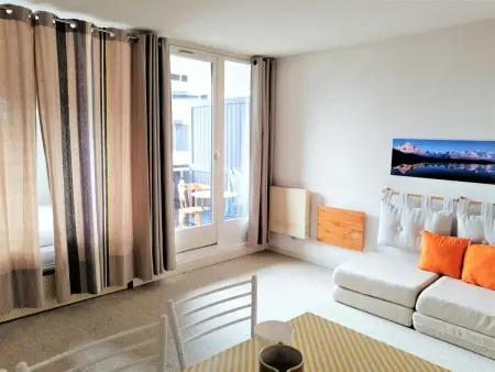 Location appartement à Morillon 1100, Grand studio avec coin montagne WiFi pour 4 pers. à Morillon 1100