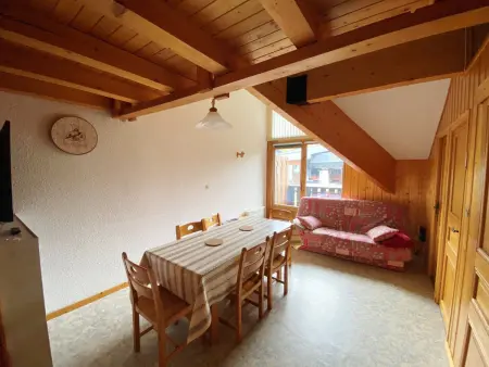Duplex 4 pièces 8 personnes, pieds des pistes à Morillon 1100 : photo 3