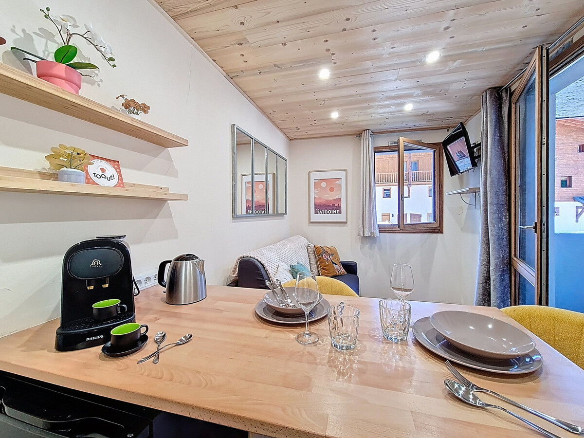 Studio 20m² balcon sud au pied des pistes Val Thorens - Photo 7