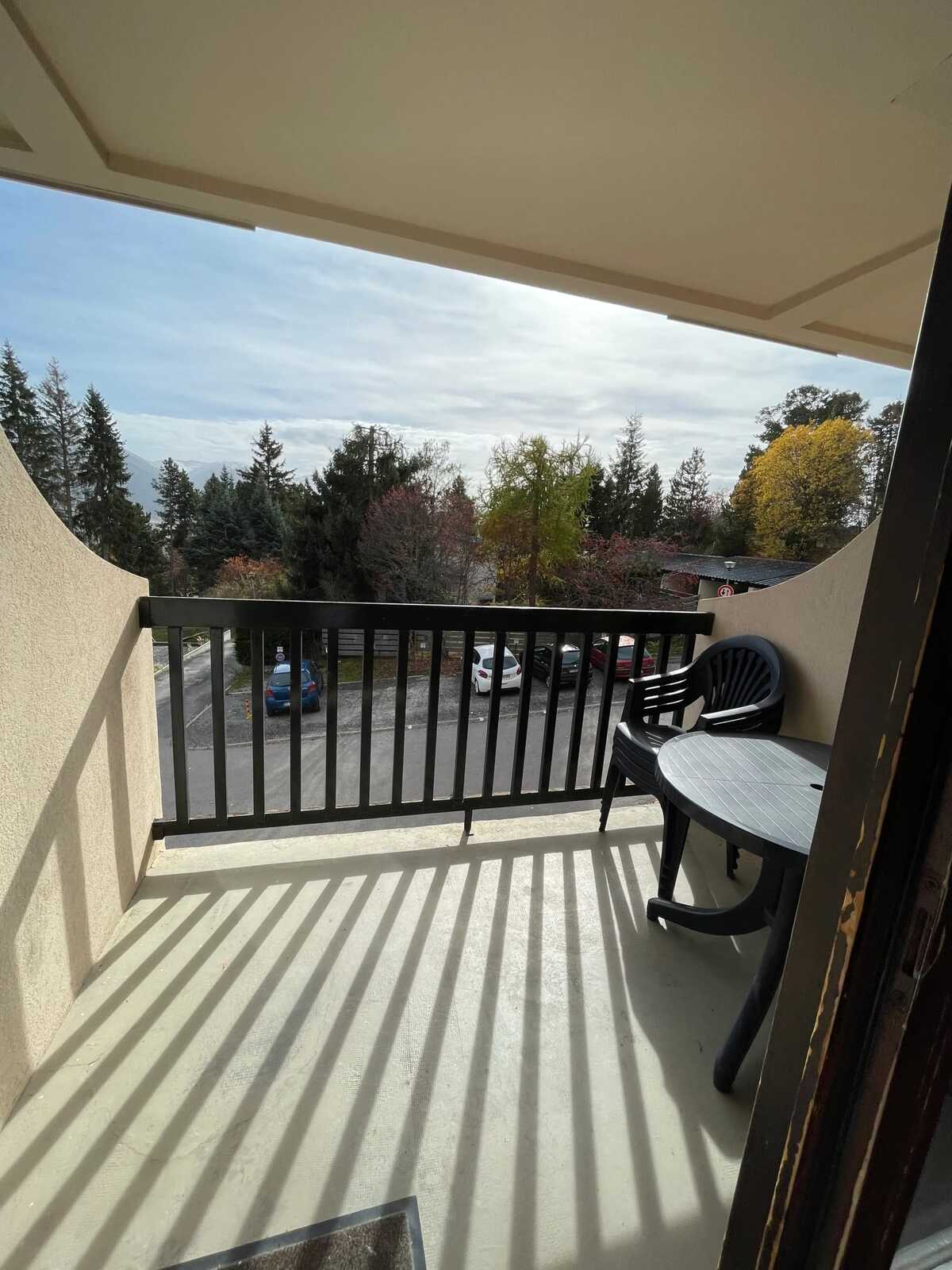 Studio 19m² vue montagne, terrasse et parking à Font-Romeu - Photo 10
