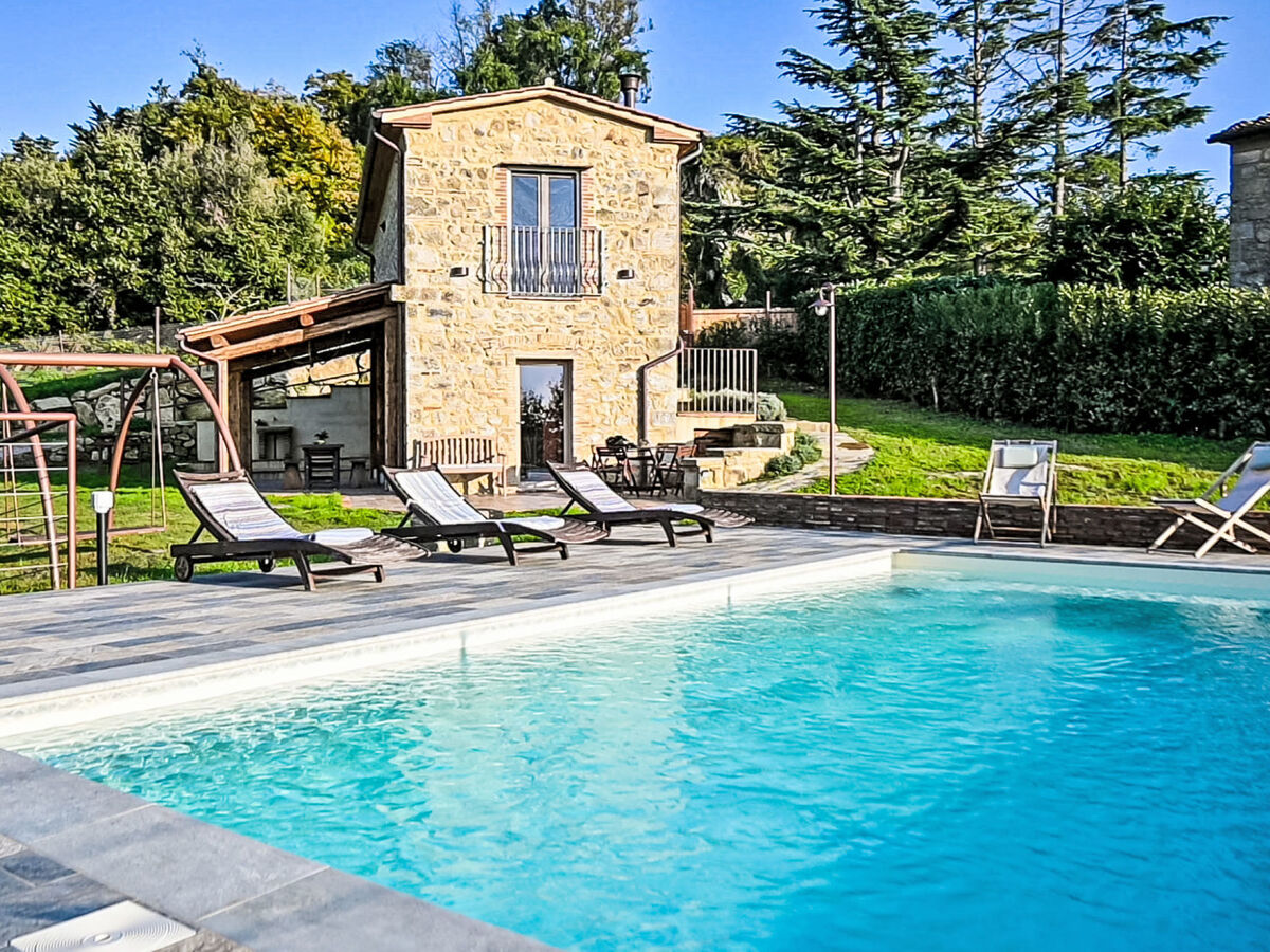 Maison Il Fontino – vue mer panoramique, piscine, Roccastrada - Photo 1