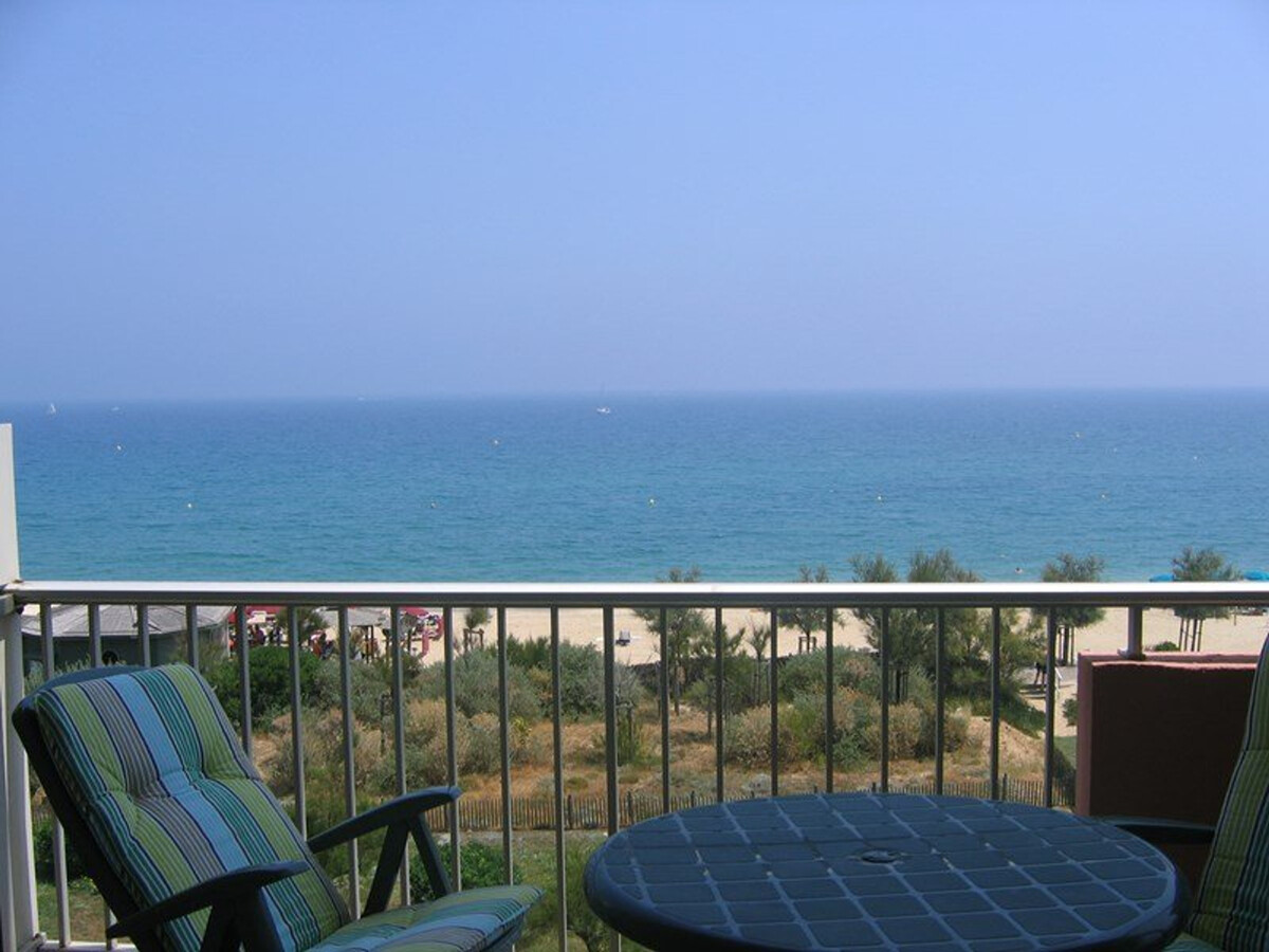 Studio 3 couchages climatisé, terrasse vue mer au Lavandou - Photo 1