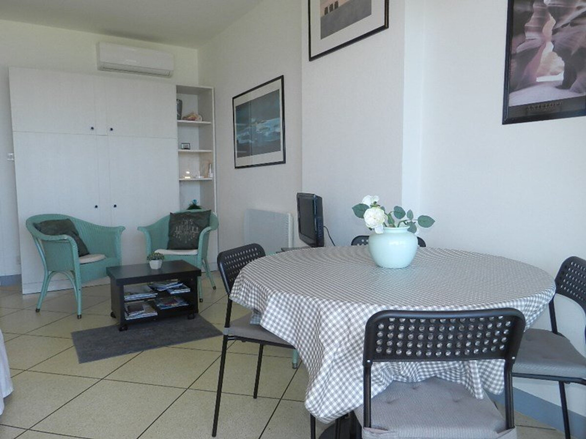 Studio 3 couchages climatisé, terrasse vue mer au Lavandou - Photo 5