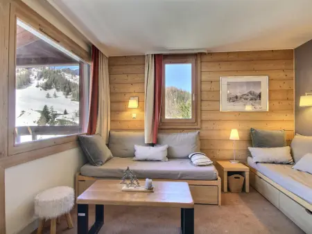 Appartement 2 pièces, balcon sud, piscine incluse à La Plagne 1800 : photo 9