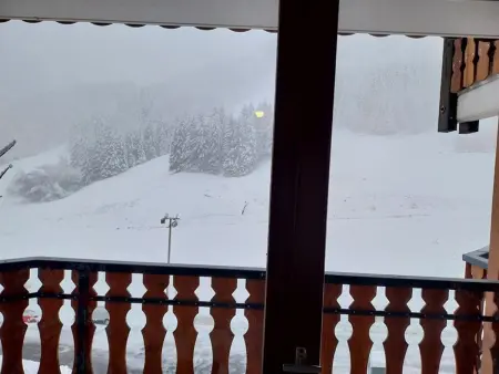 Studio 25m² balcon vue montagne, Le Biot - Photo 13