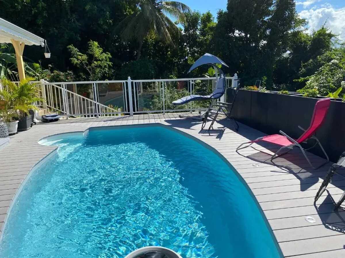 Bungalow 2★ avec piscine privée à Petit-Canal - Photo 1
