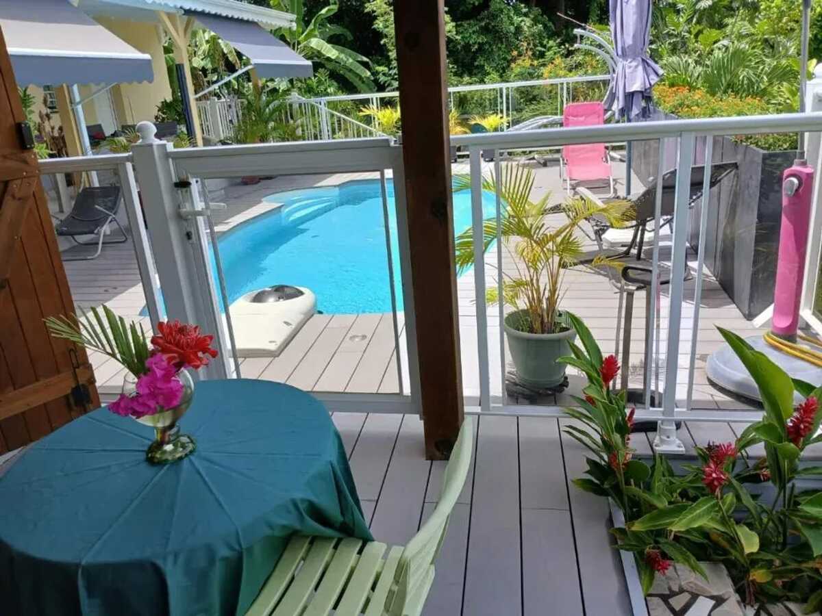 Bungalow 2★ avec piscine privée à Petit-Canal - Photo 2
