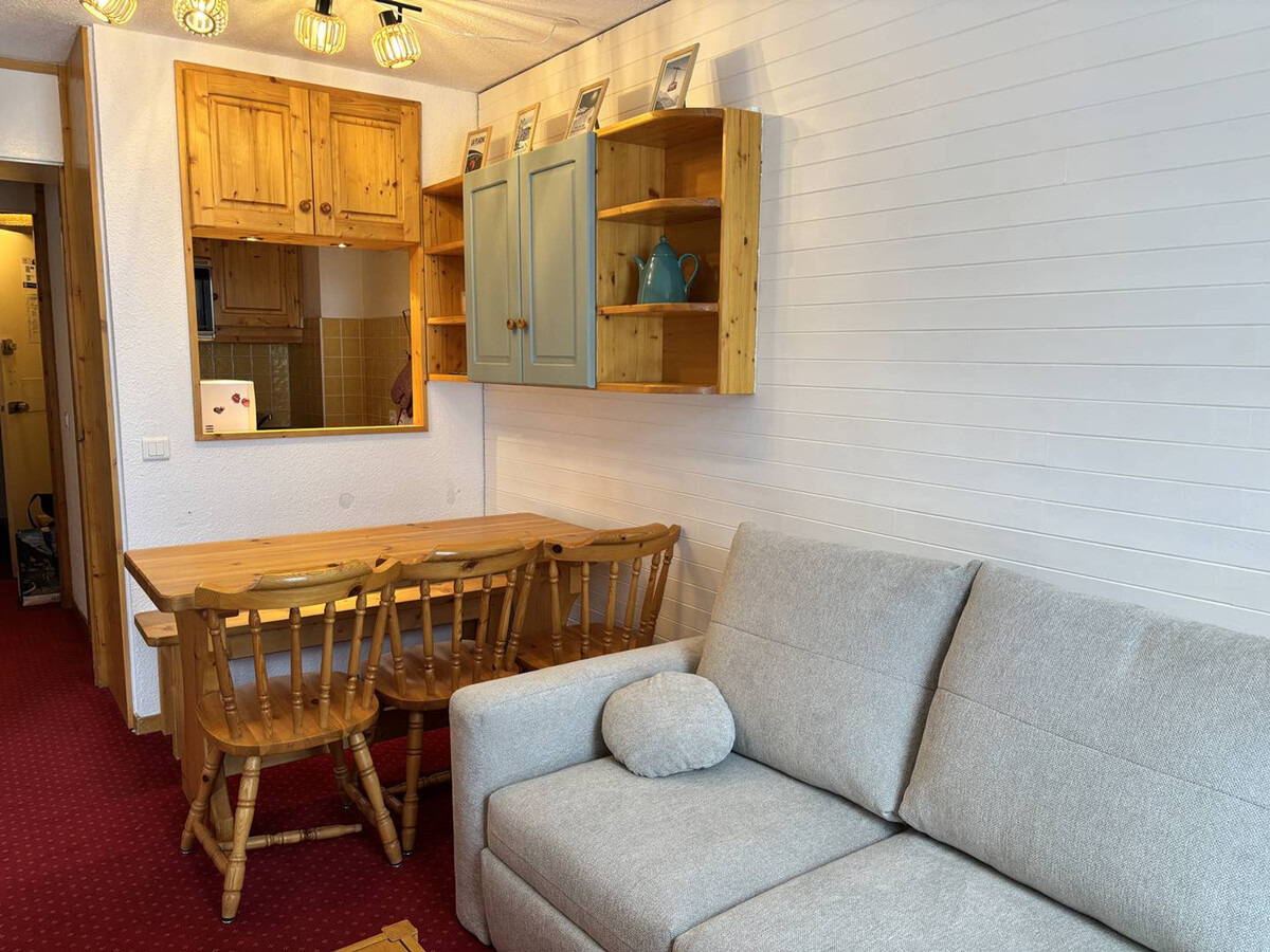 Studio divisible 5 pers., balcon sud, skis aux pieds - Photo 4