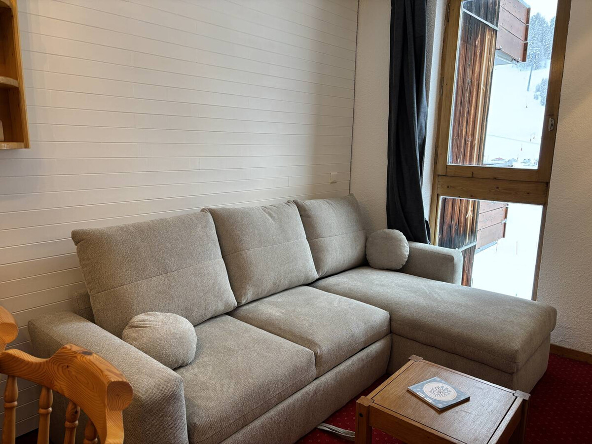 Studio divisible 5 pers., balcon sud, skis aux pieds - Photo 9