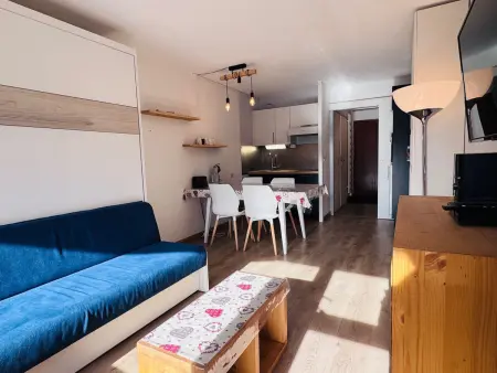 Location appartement à Les Deux Alpes, Studio confortable aux Deux Alpes - Grand balcon ensoleillé