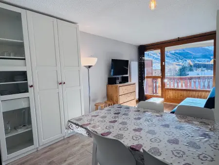 Studio 4 pers. aux Deux Alpes, balcon plein sud : photo 3