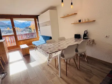 Studio 4 pers. aux Deux Alpes, balcon plein sud : photo 4