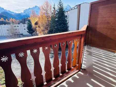 Studio 4 pers. aux Deux Alpes, balcon plein sud : photo 11
