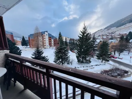 Location appartement à Les Deux Alpes, Studio lumineux aux 2 Alpes, balcon sud, parking