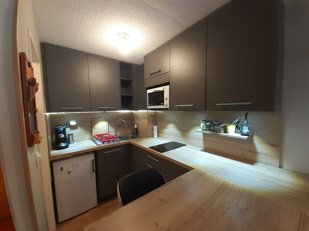Studio cabine 4 pers. à Valfréjus, 20m télécabine - Photo 5