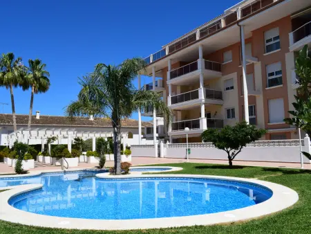 Location appartement à Denia, Appartement charmant à Denia avec piscine commune, proche plage